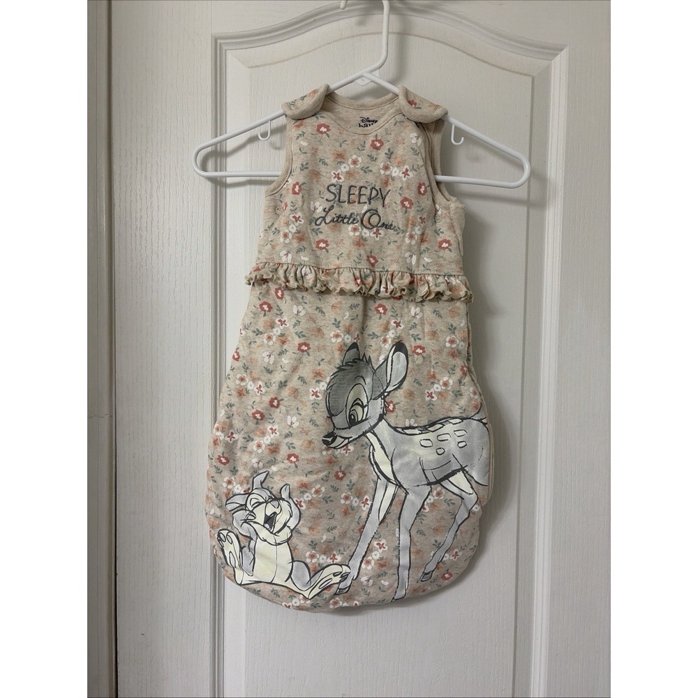Baby Girls Disney Bambi Sleeping Bag Sack Floral Duvet Sleepsack 0-6 Months